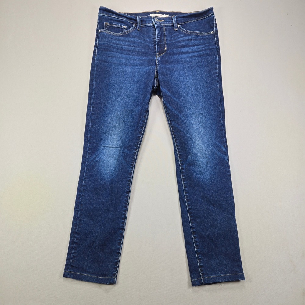 Levi's 311 Big‎ E Shaping Skinny Jeans Dark Wash Denim Blue Womens Size 30